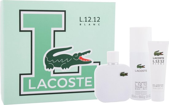 Lacoste Blanc 2Pc 3Pc Gift Set